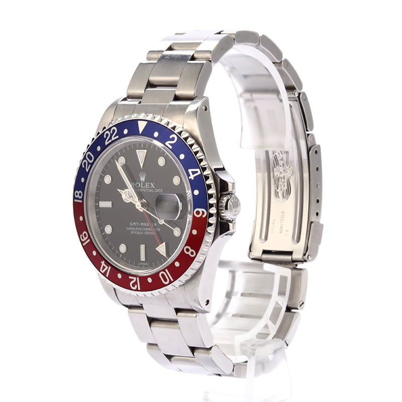 PreOwned Rolex GMT-Master 16700 'Pepsi' Insert