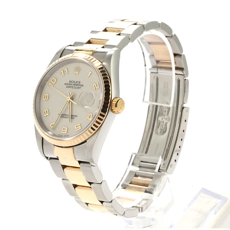 Pre Owned Rolex Datejust 16233 Ivory Jubilee Dial