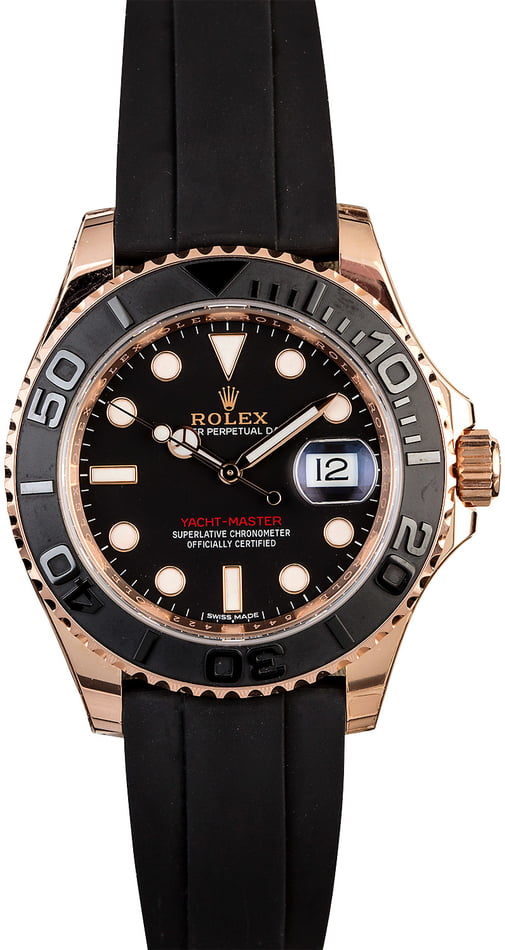used rolex yachtmaster rose gold