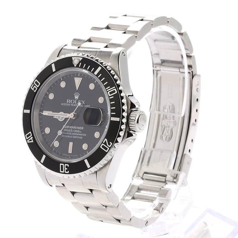 Pre Owned Submariner Rolex Black 16610