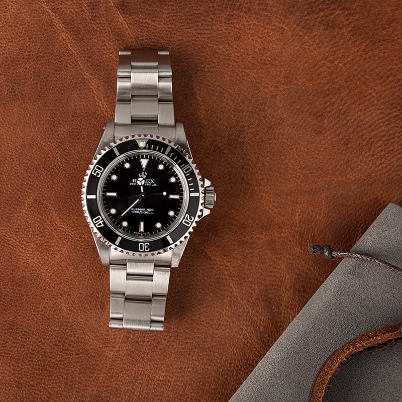 Pre Owned Rolex Submariner 14060 Timing Bezel