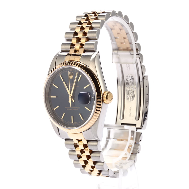 Pre Owned Blue Dial Rolex Datejust 16233