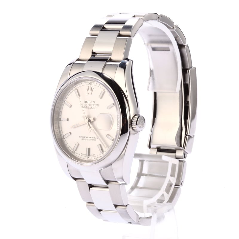 Rolex Datejust 116200 Silver Luminous Dial