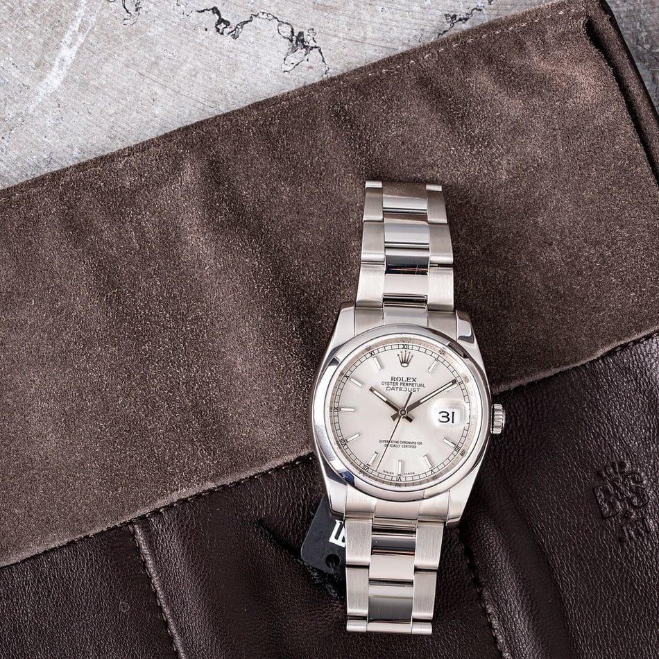 Rolex Datejust 116200 Silver Luminous Dial