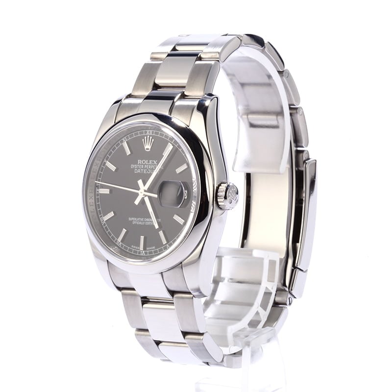 Used Rolex Datejust 116200 Black Dial