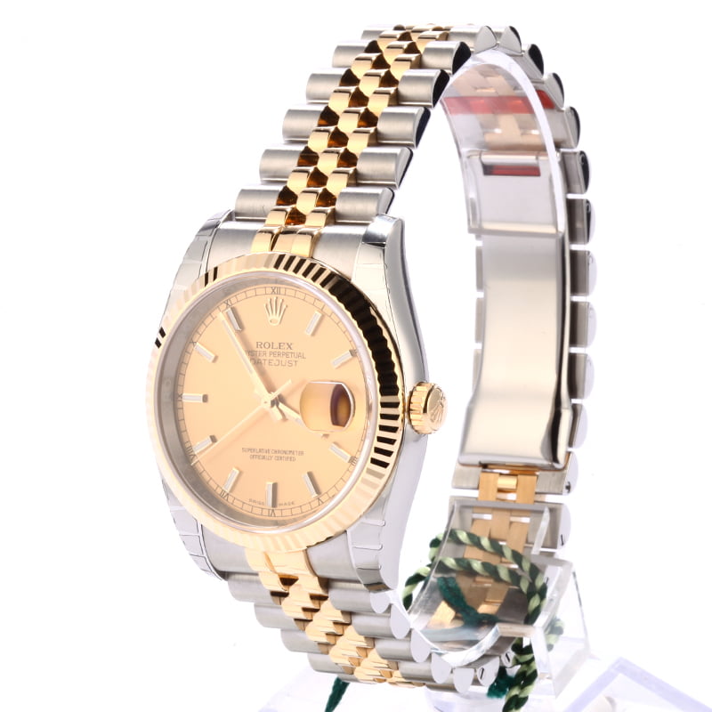 Unworn Rolex Datejust 116233 Two Tone Watch
