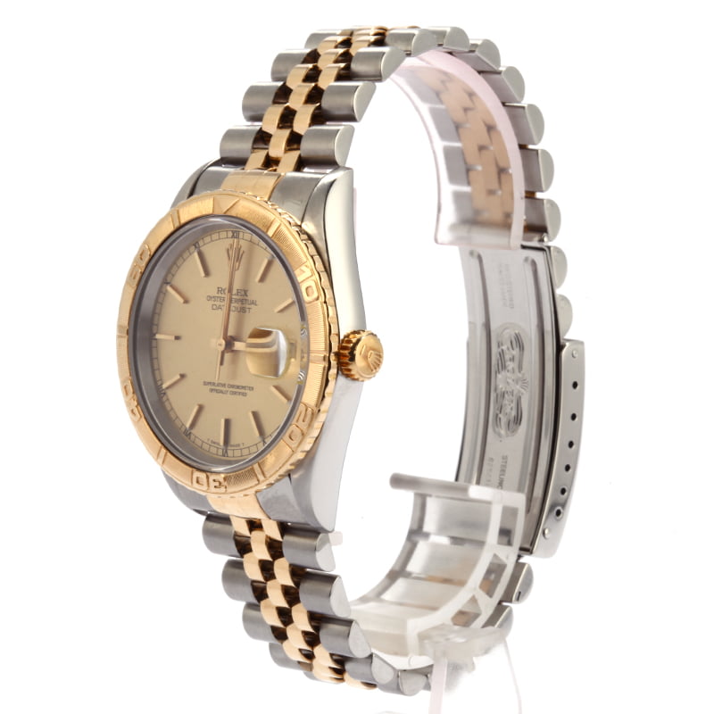 Used Rolex Datejust Turn-O-Graph 16263 Two Tone Jubilee Band T