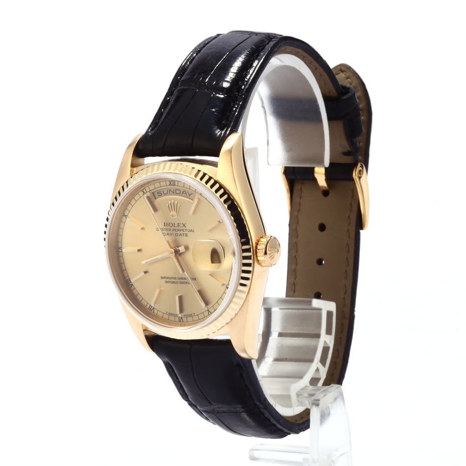 Used Rolex President 18238 Day-Date Leather Strap