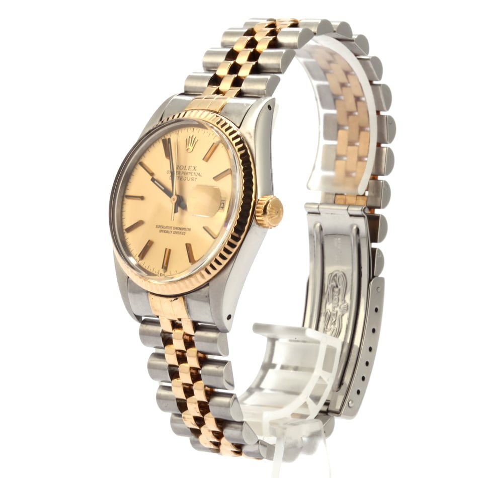 Pre Owned Rolex Two-Tone Datejust 16013 Jubilee Band