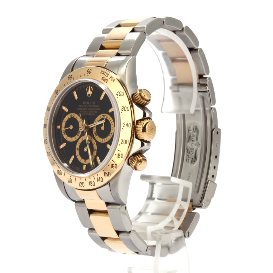 Pre-Owned Rolex Cosmograph Daytona 16523 Black Dial