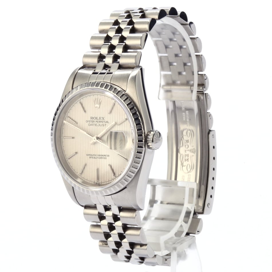 PreOwned Rolex Steel Datejust 16220 Jubilee