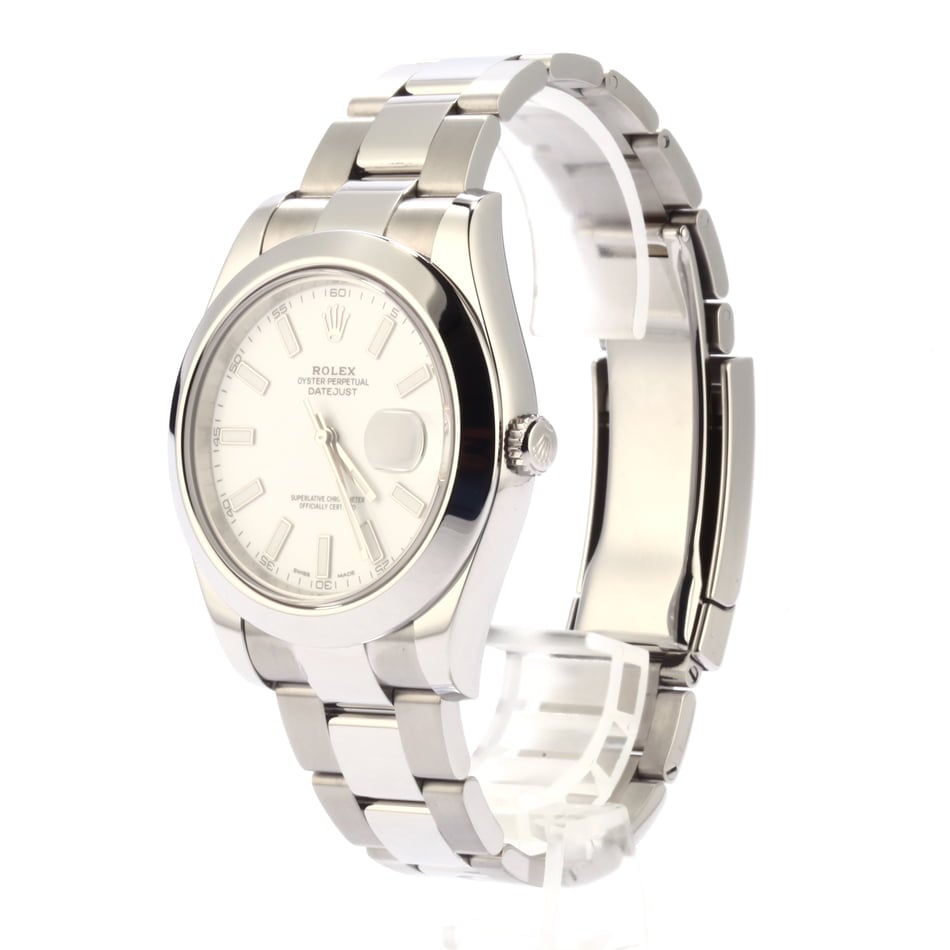 Pre Owned Rolex Datejust II Ref 116300 White