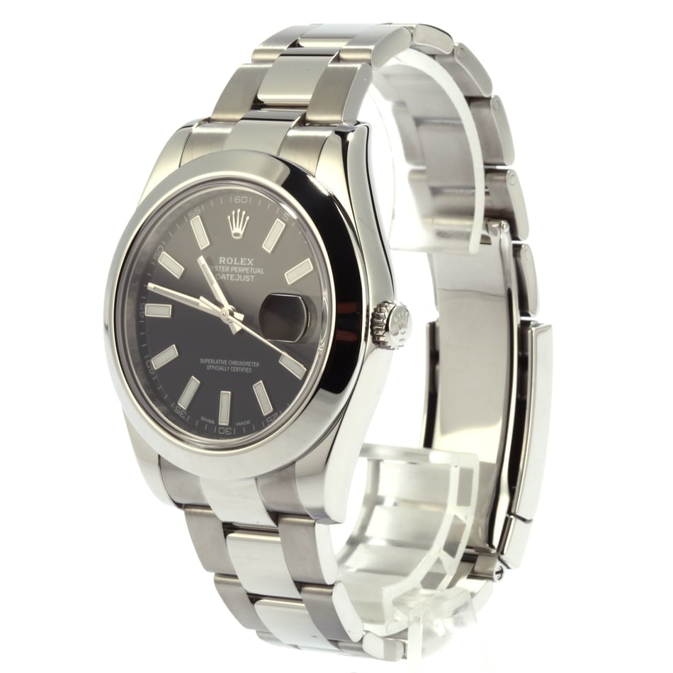 PreOwned Rolex Datejust 116300 Black Dial 41MM