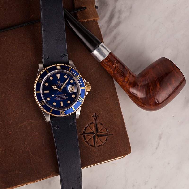 Rolex Two-Tone Submariner Blue