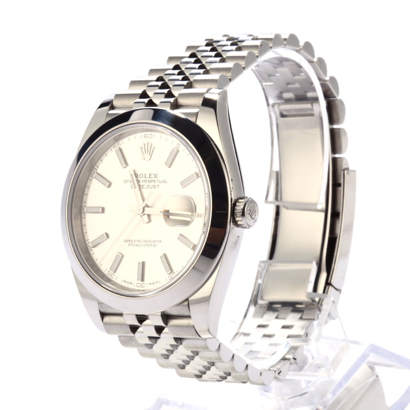 Rolex Datejust 126300 Stainless Steel Jubilee Bracelet