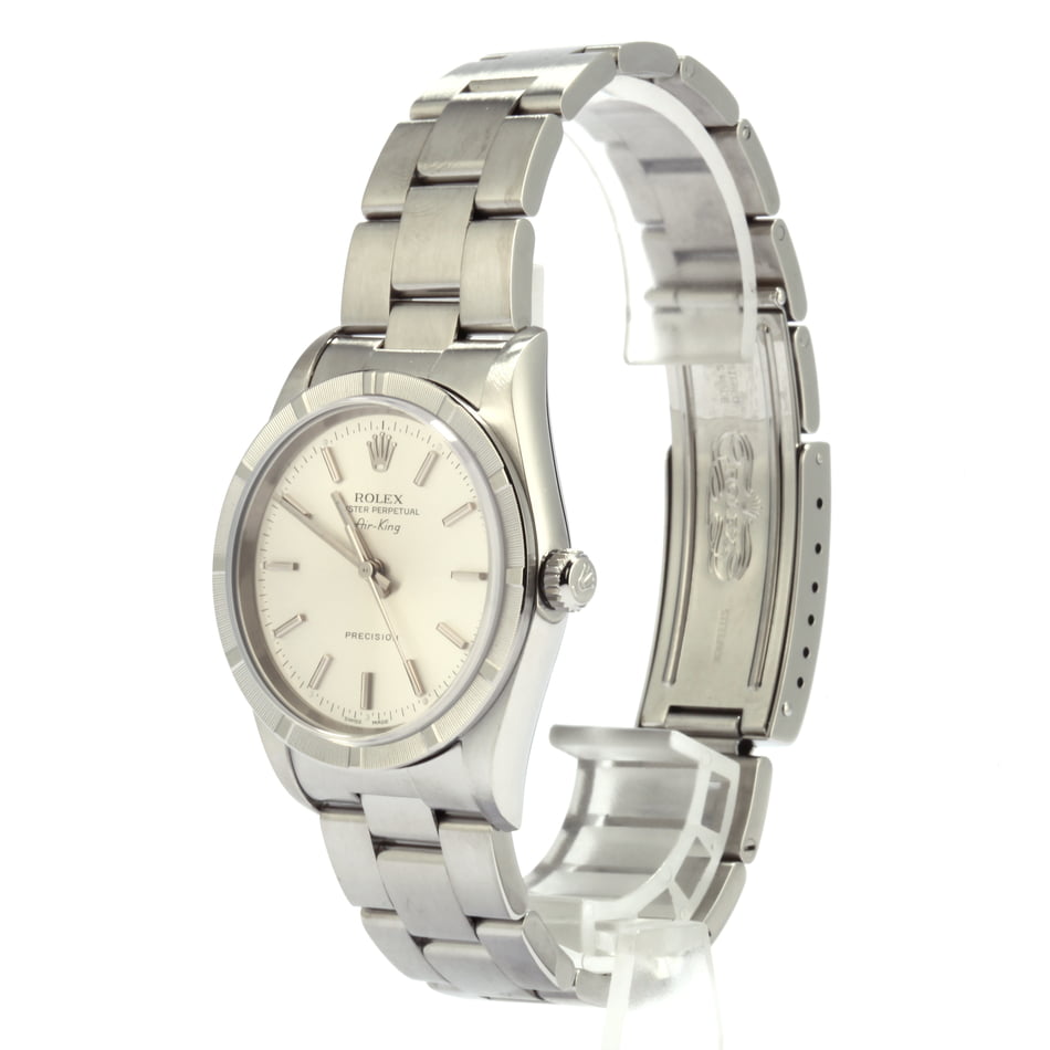 Used Rolex Air-King 14010 Silver Dial