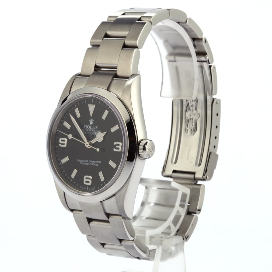 Pre Owned Rolex Explorer 114270 Steel Oyster Bracelet