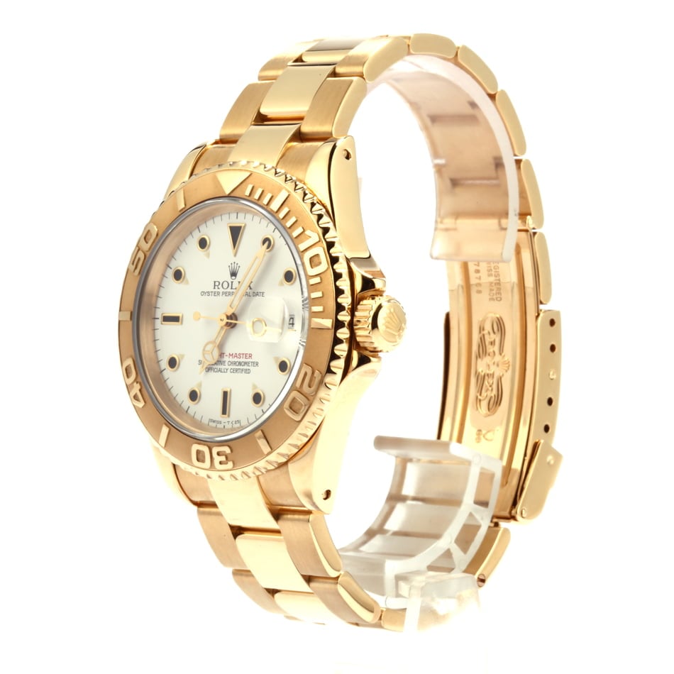 Pre Owned Rolex Yachtmaster 18k Yellow Gold 16628