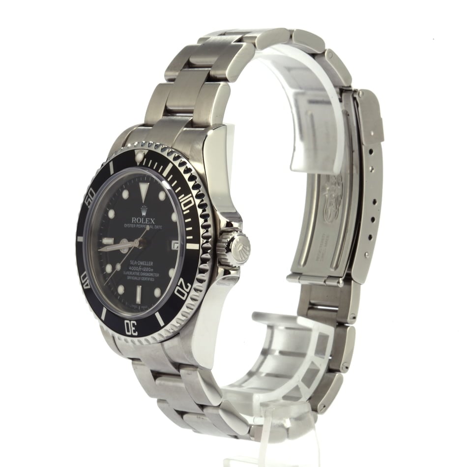 Pre-Owned Rolex Sea-Dweller 16600 Luminescent Black Dial