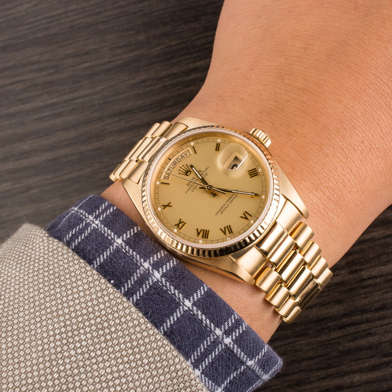 Pre-Owned Rolex President 18038 Ch