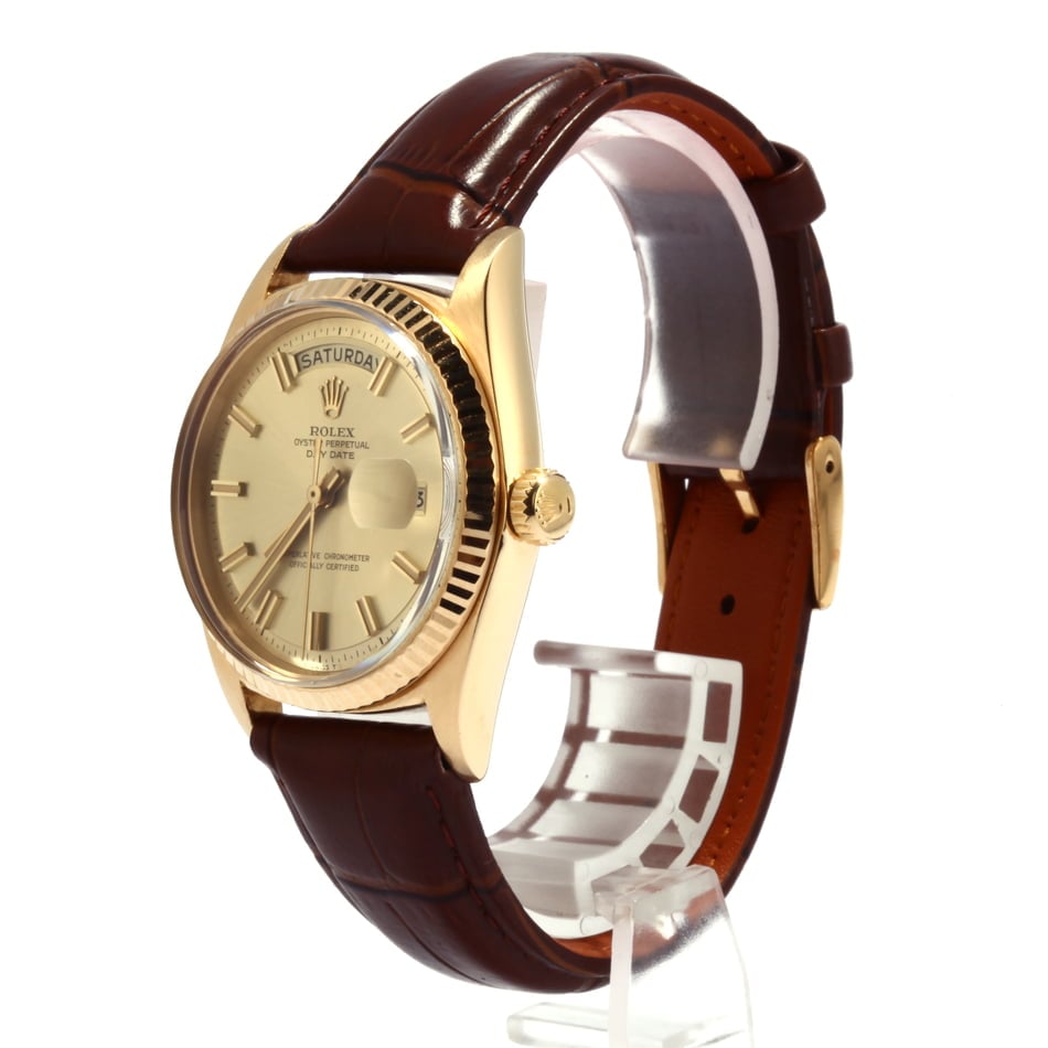 Pre-Owned Rolex Day Date 1803 Crocodile Strap