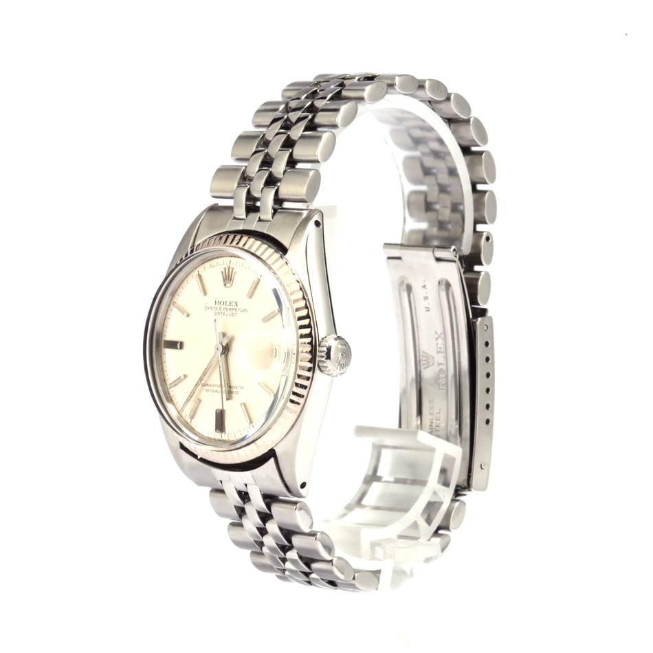 Vintage Rolex Datejust 1601 Silver 'Pie Pan' Dial