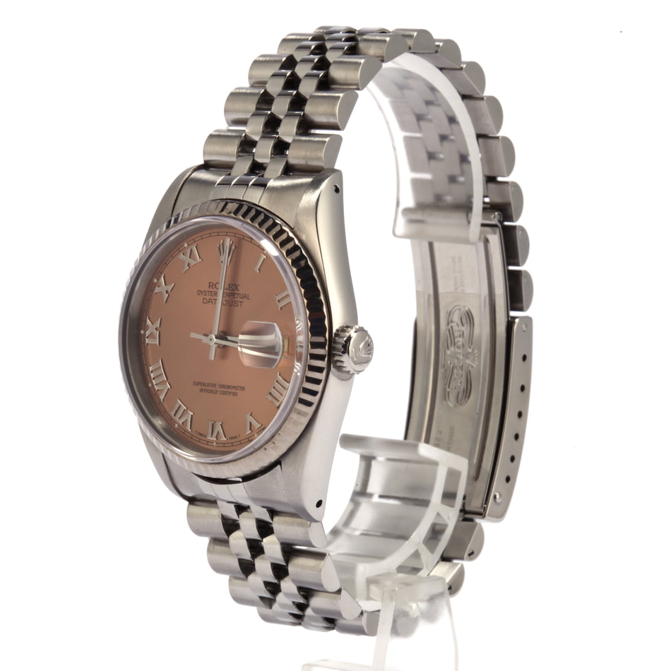 PreOwned Rolex Steel Datejust 16234 Salmon Dial T