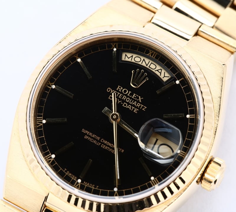 Rolex OysterQuartz Day-Date 19018 Black