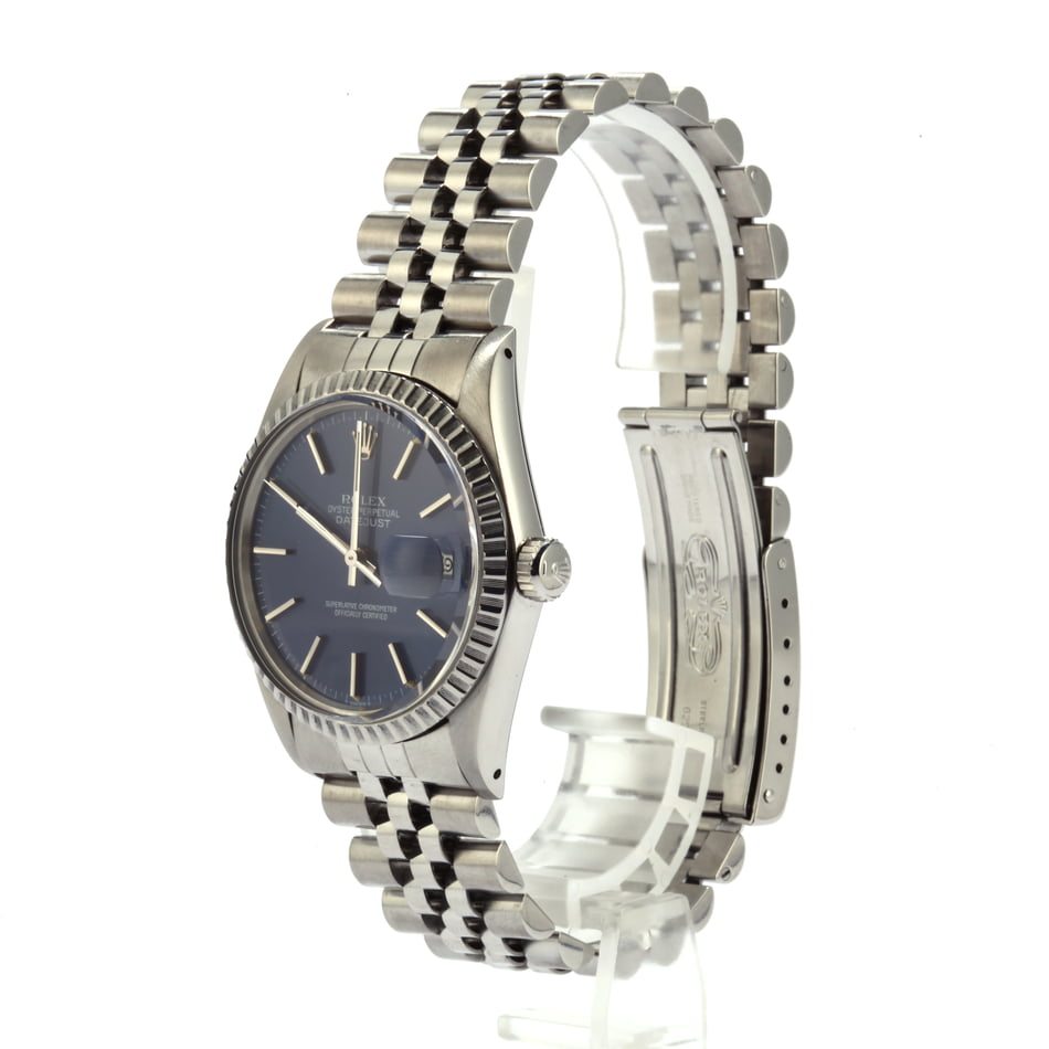 Used Rolex Datejust 16030 Blue Index Dial T