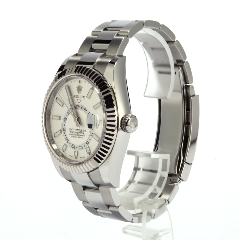 Used Rolex Sky-Dweller 326934 White Luminous Dial