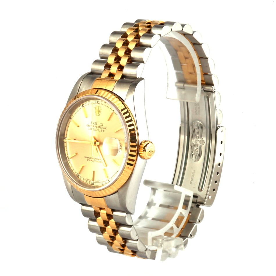 Pre-Owned Rolex Champagne Datejust 16233