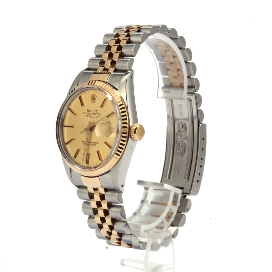 Pre-Owned Rolex 36MM Datejust 16013 Champagne Dial