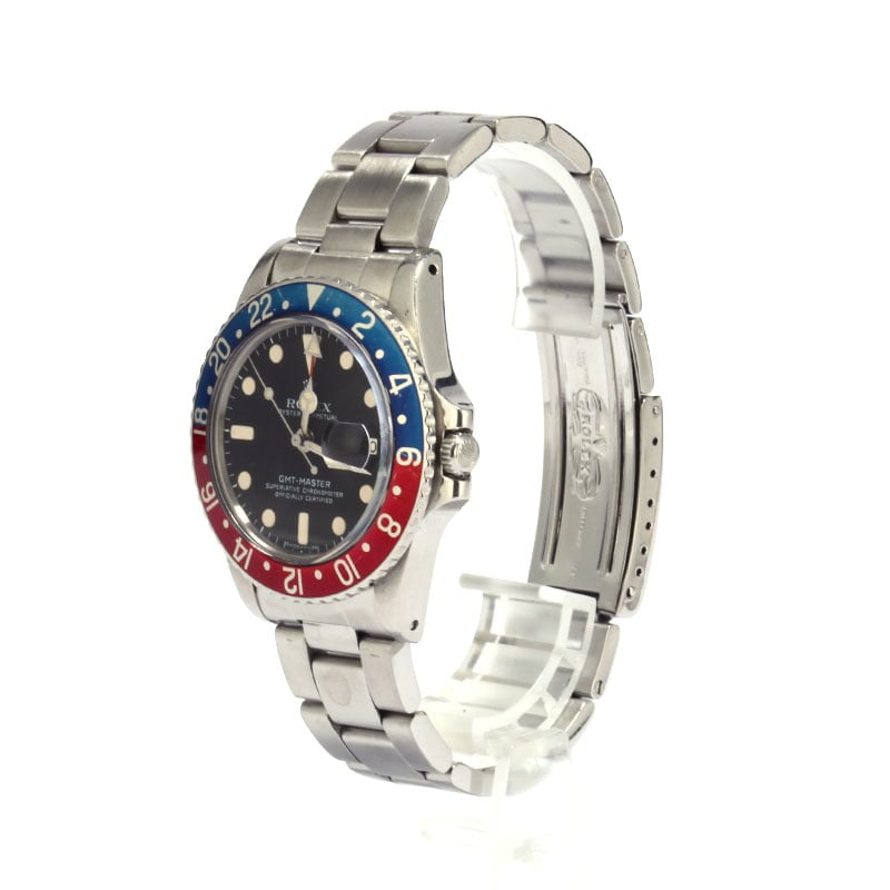 Mens Vintage Rolex Pepsi GMT-Master 1675