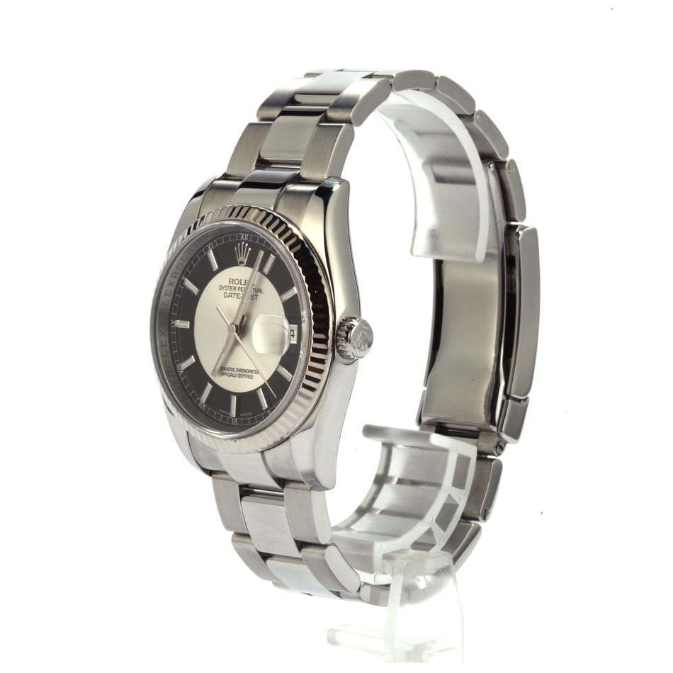 Pre-Owned Rolex 36MM Datejust 116234 Tuxedo Dial T