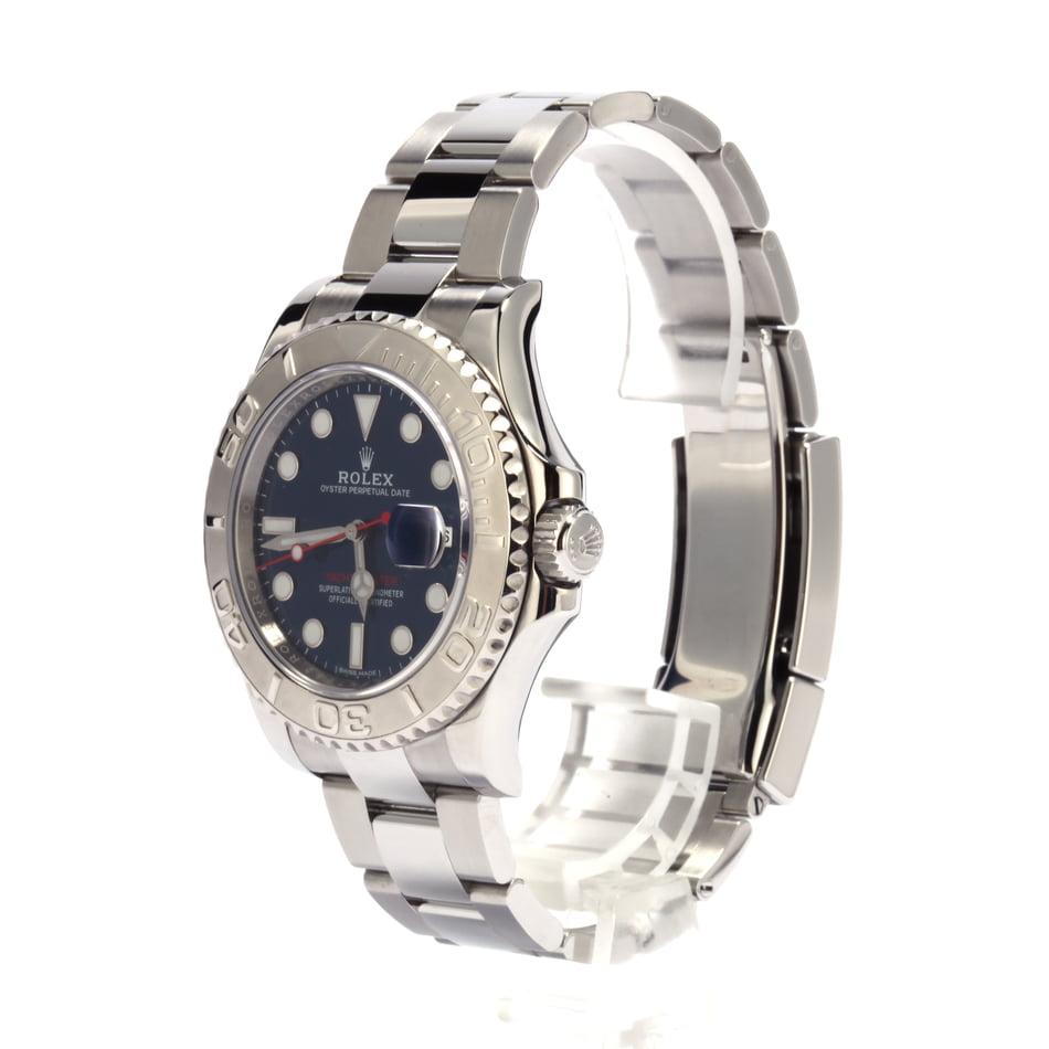 Pre-Owned Rolex Yacht-Master 116622 Platinum Timing Bezel