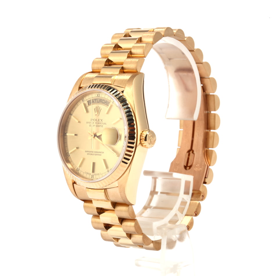 Pre-Owned Rolex Day-Date 18038 President 18K Gold