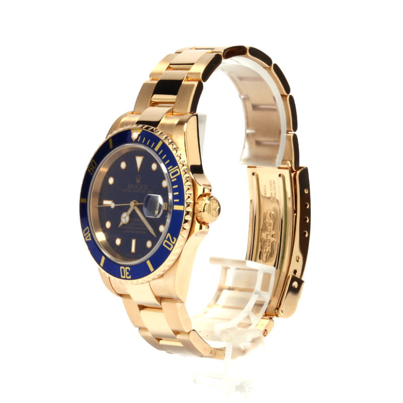 Pre Owned Rolex Submariner Gold 16618