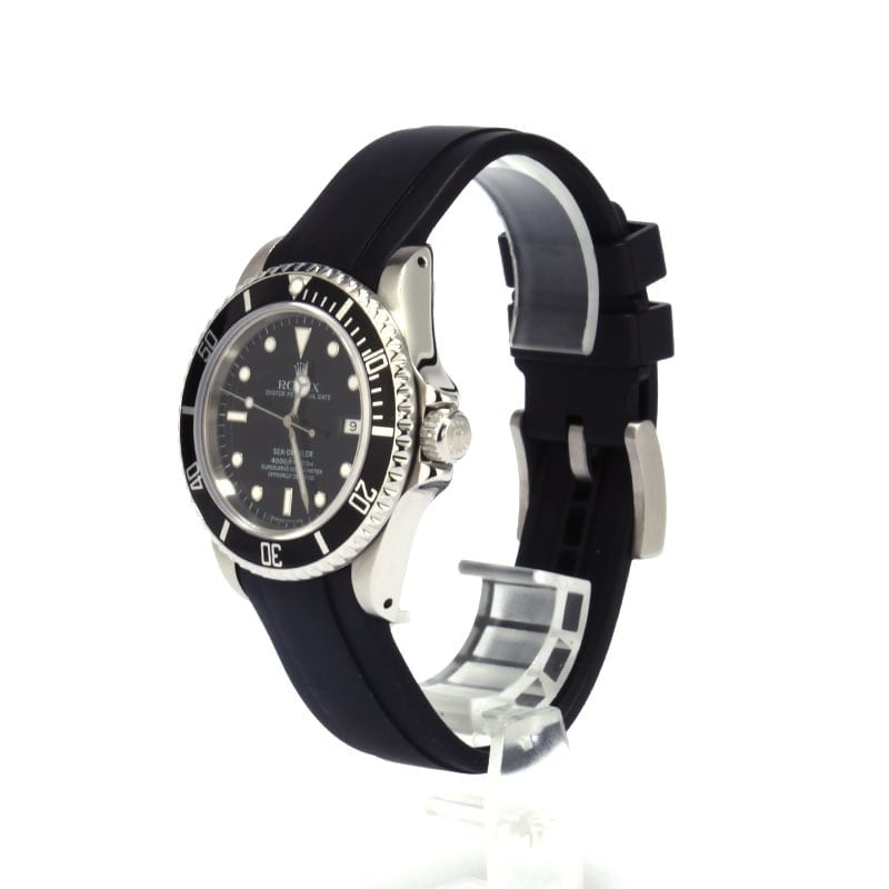 Pre-Owned Rolex Sea-Dweller 16600 Rubber Strap