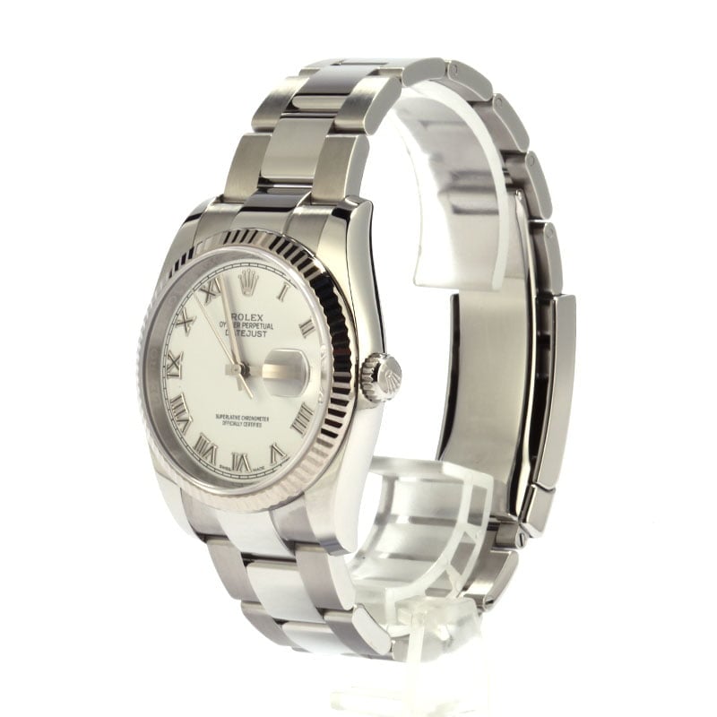 Used Rolex Datejust 116234 Roman Markers