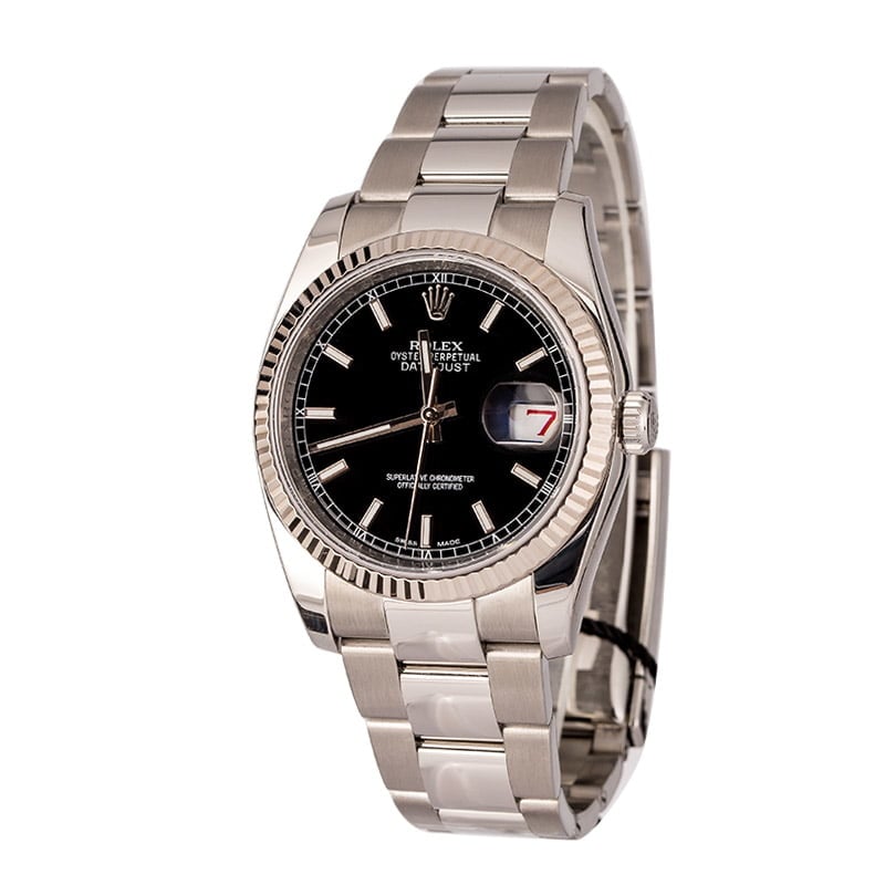 Rolex Datejust 116234 Black Luminous Dial