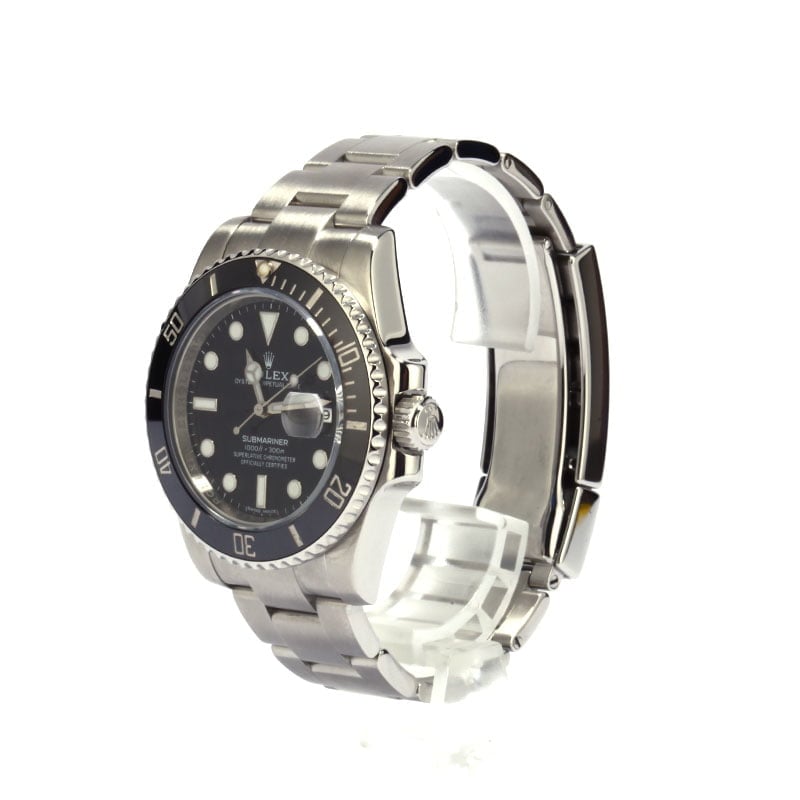 Used Rolex Submariner 116610 Black Ceramic Watch