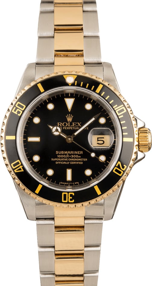 rolex silver and gold black face|53 