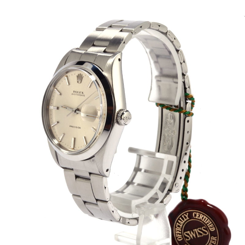 Pre-Owned 34MM Rolex Oysterdate 6694