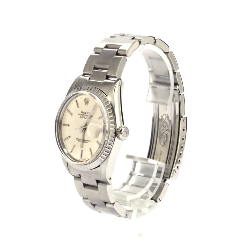 Rolex Datejust 16030 Silver Index Dial