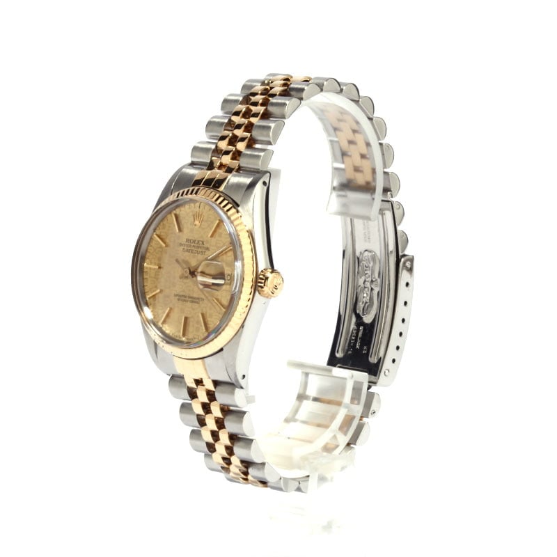 Datejust Rolex Model 16013 Two-Tone