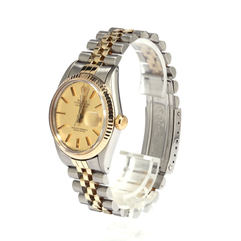 Pre-Owned Rolex 36MM Datejust 16013 Fluted Bezel