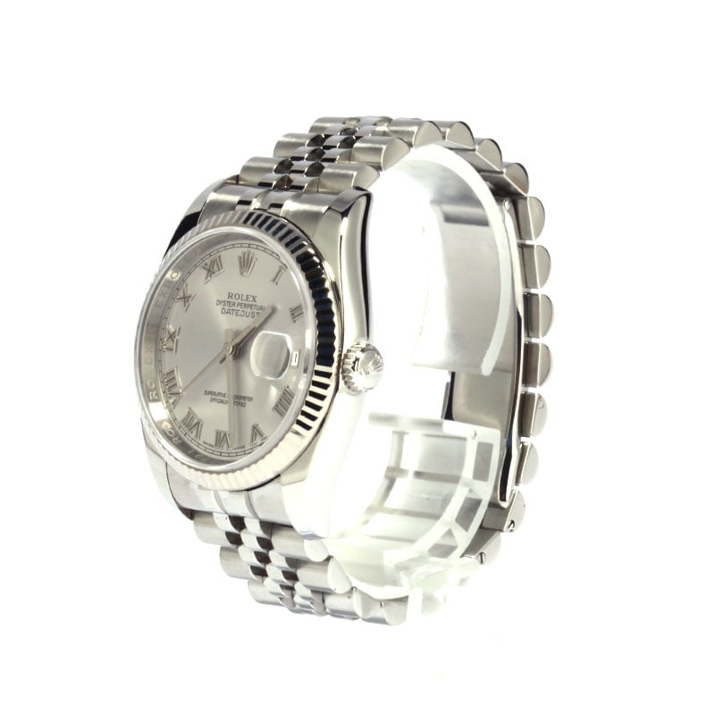 Men's Datejust Rolex 116234 Silver Dial