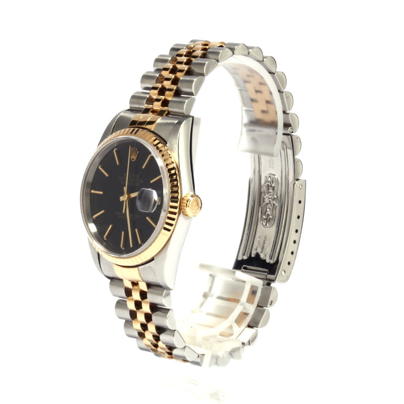 PreOwned Rolex Datejust 16233 Two Tone Watch