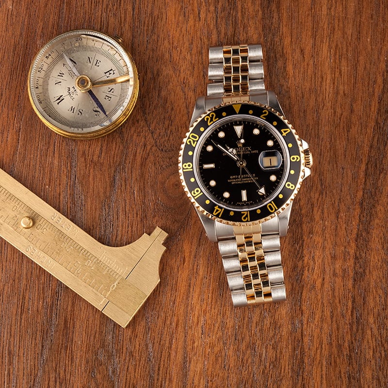 GMT-Master II Rolex 16713 Two-Tone Jubilee