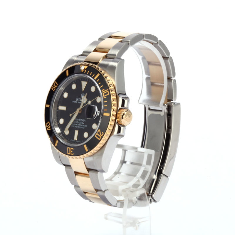 Rolex Submariner 116613 Two Tone Ceramic Bezel